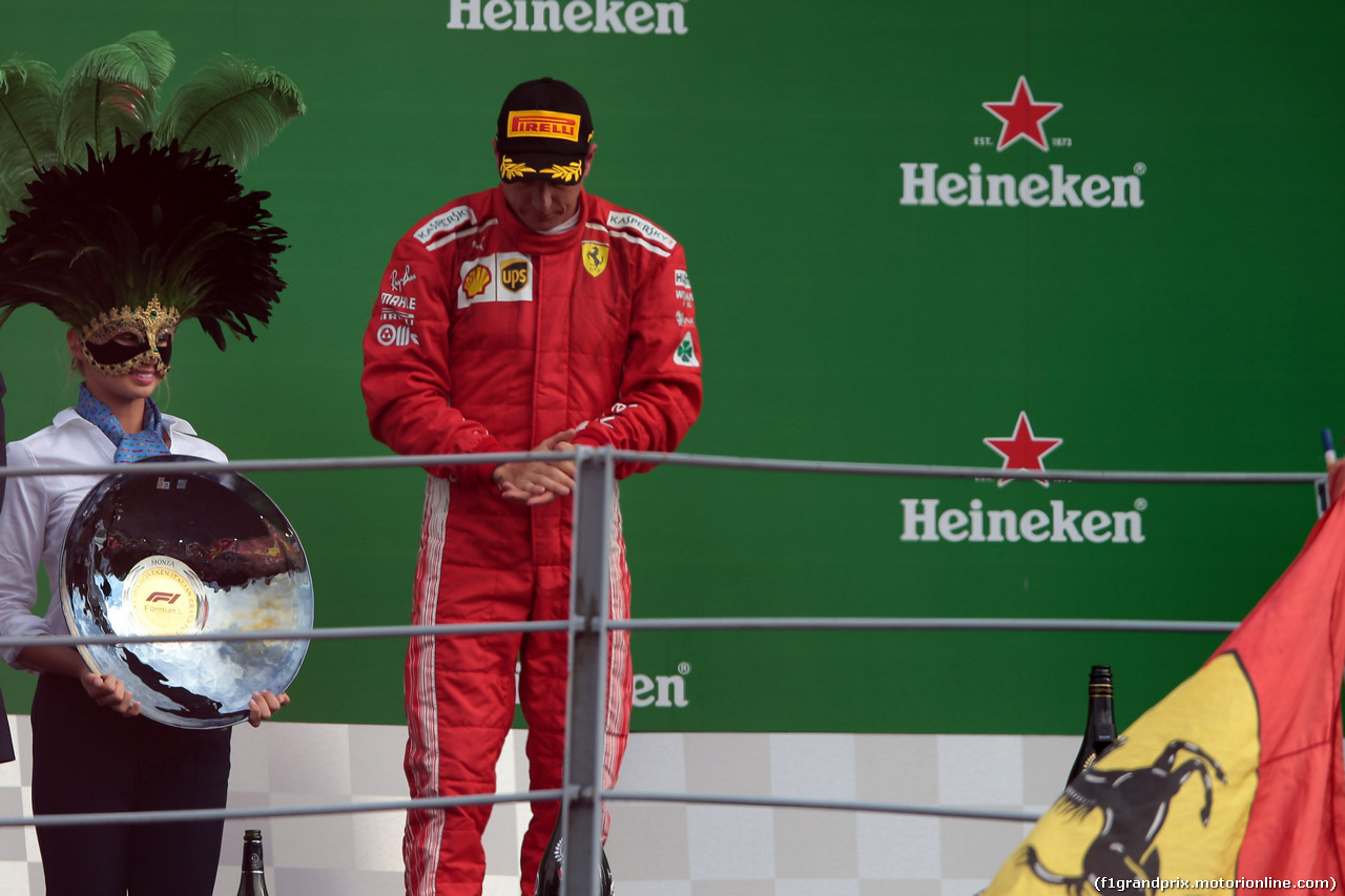 GP ITALIA, 02.09.2018 - Gara, 2nd place Kimi Raikkonen (FIN) Ferrari SF71H