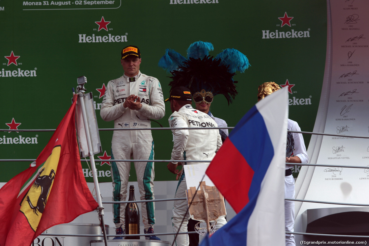 GP ITALIA, 02.09.2018 - Gara, 3rd place Valtteri Bottas (FIN) Mercedes AMG F1 W09