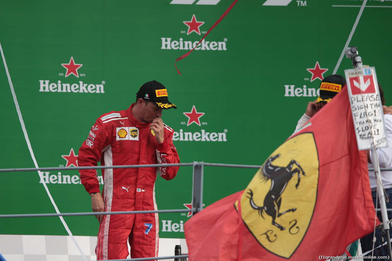 GP ITALIA, 02.09.2018 - Gara, 2nd place Kimi Raikkonen (FIN) Ferrari SF71H