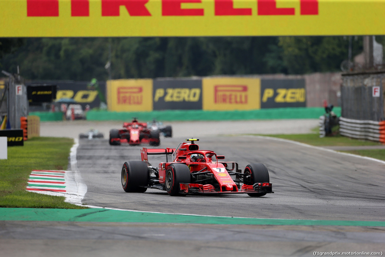 GP ITALIA, 02.09.2018 - Gara, Kimi Raikkonen (FIN) Ferrari SF71H