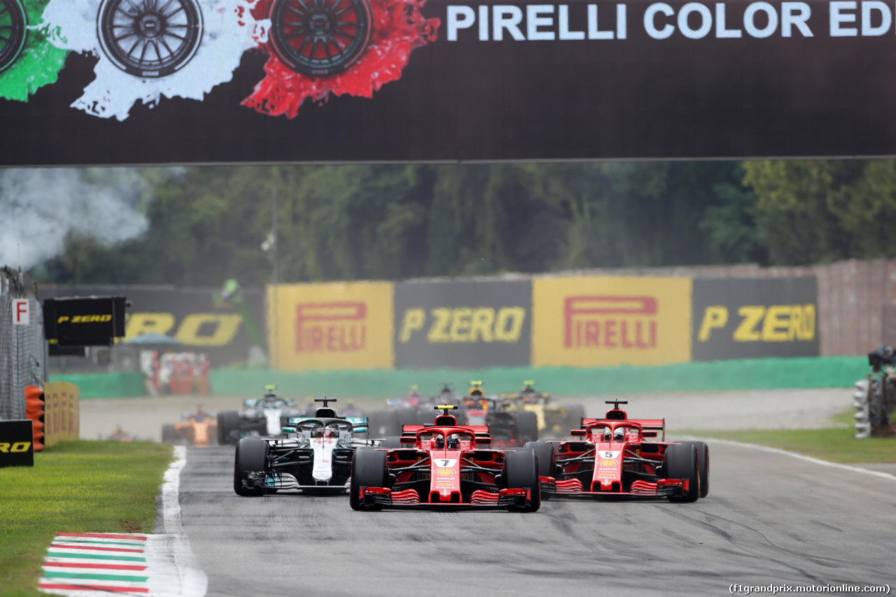 GP ITALIA, 02.09.2018 - Gara, Start of the race