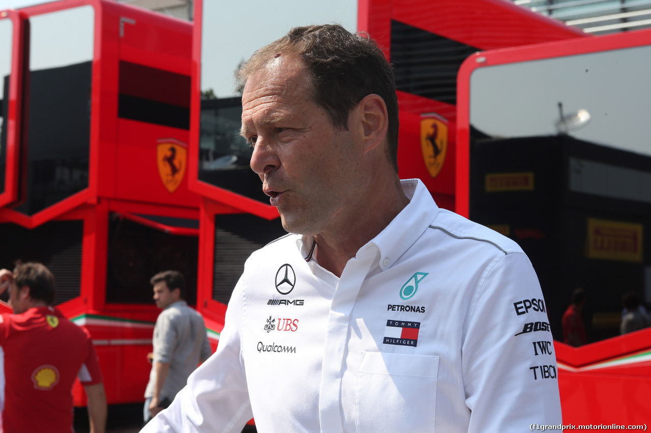 GP ITALIA, 30.08.2018 - Aldo Costa (ITA) Mercedes AMG F1 Engineering Director.