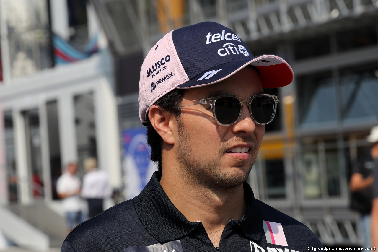 GP ITALIA, 30.08.2018 - Sergio Perez (MEX) Racing Point Force India F1 VJM11