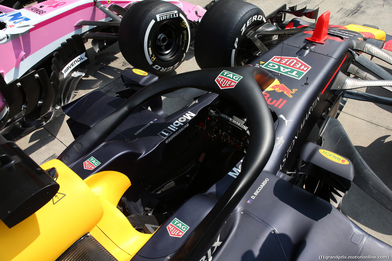GP ITALIA, 30.08.2018 - Conferenza Stampa, Red Bull Racing RB14, detail