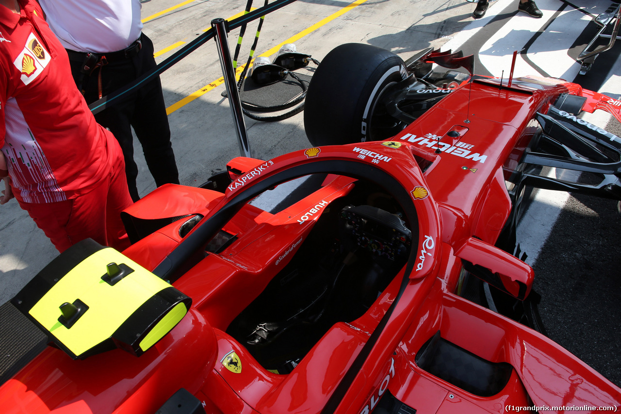 GP ITALIA, 30.08.2018 - Conferenza Stampa, Ferrari SF71H, detail