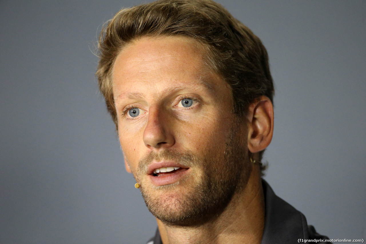 GP ITALIA, 30.08.2018 - Conferenza Stampa, Romain Grosjean (FRA) Haas F1 Team VF-18