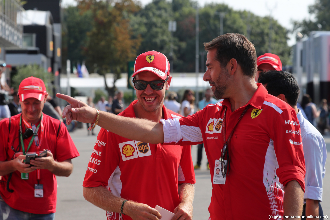 GP ITALIA, 30.08.2018 - Sebastian Vettel (GER) Ferrari SF71H