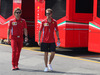GP ITALIA, 30.08.2018 - Sebastian Vettel (GER) Ferrari SF71H e his Personal Trainer Antti Kontsas (FIN)