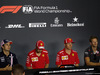 GP ITALIA, 30.08.2018 - Conferenza Stampa, Sergio Perez (MEX) Racing Point Force India F1 VJM11, Sebastian Vettel (GER) Ferrari SF71H, Kimi Raikkonen (FIN) Ferrari SF71H e Romain Grosjean (FRA) Haas F1 Team VF-18