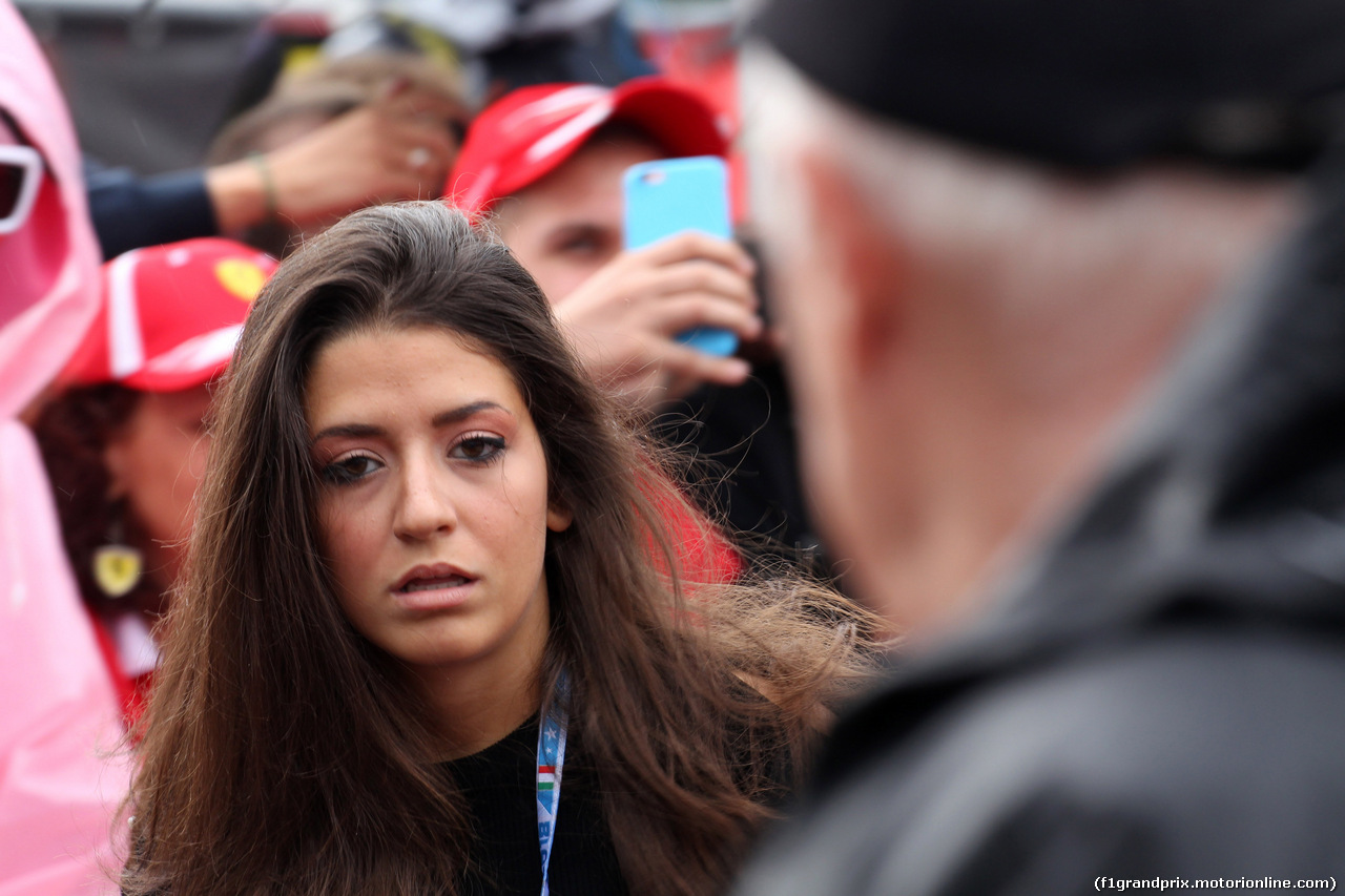 GP ITALIA, 01.09.2018 - Caterina Zannini, girlfriend of Pierre Gasly (FRA) Scuderia Toro Rosso STR13