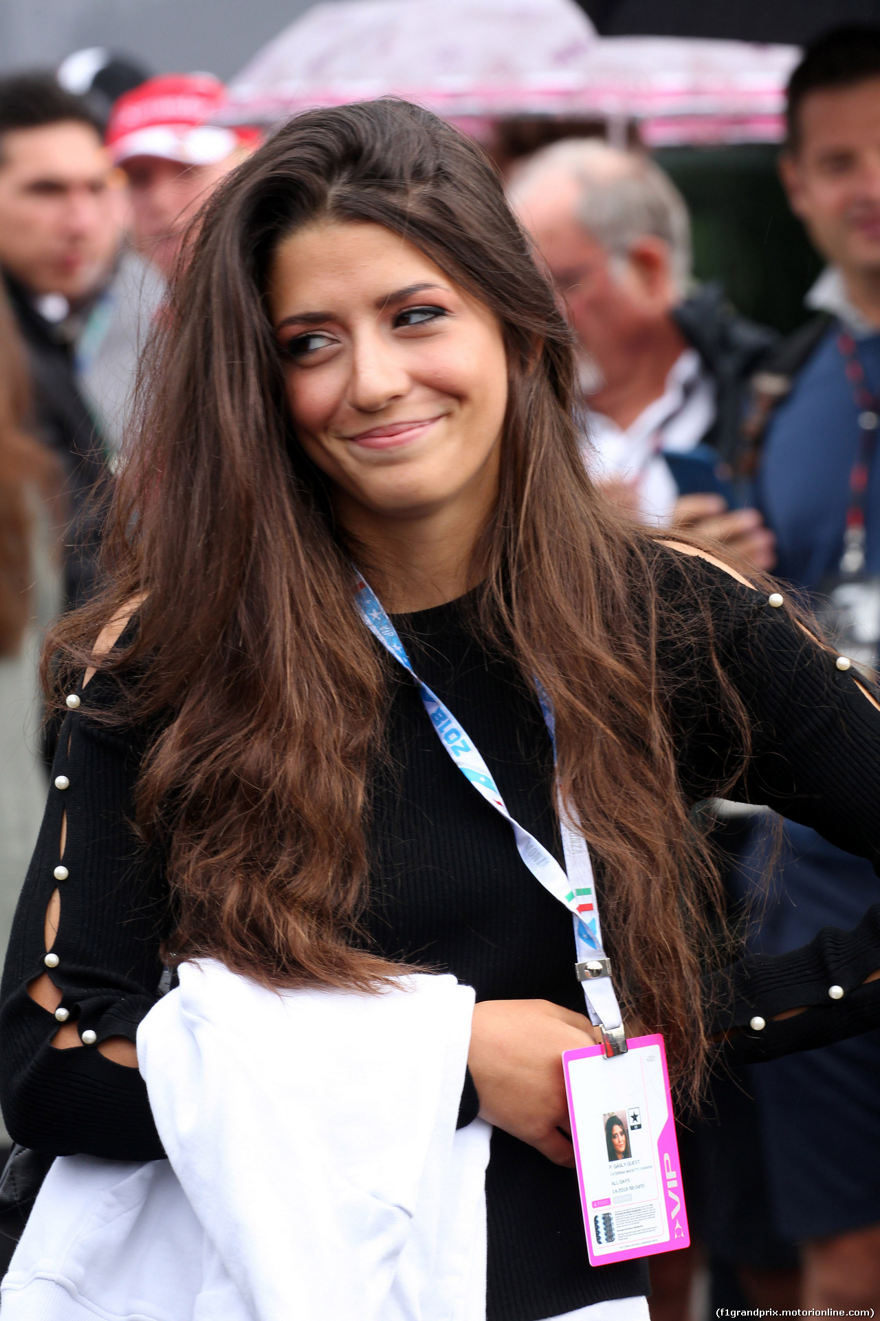 GP ITALIA, 01.09.2018 - Caterina Zannini, girlfriend of Pierre Gasly (FRA) Scuderia Toro Rosso STR13