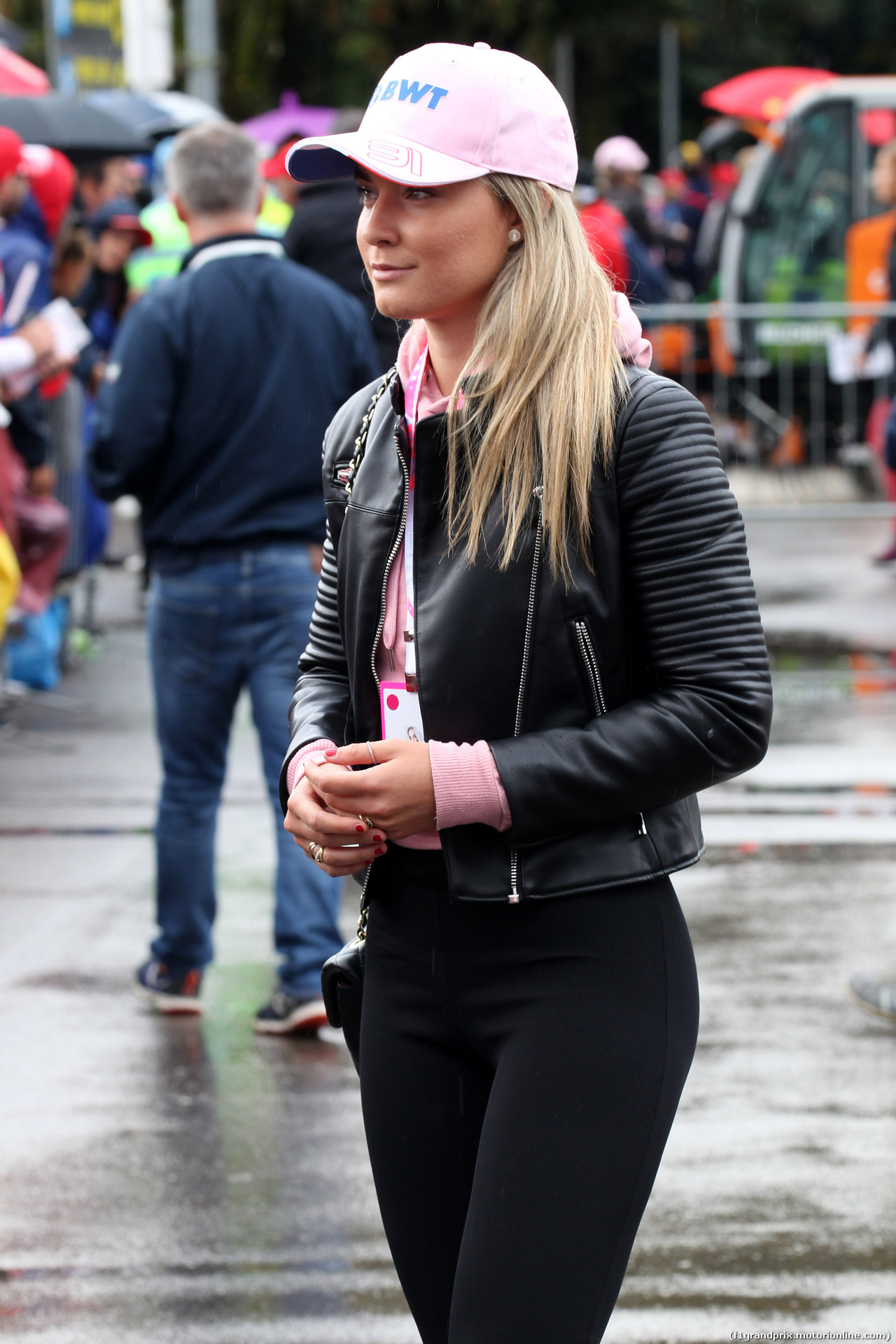 GP ITALIA, 01.09.2018 - The girlfriend of Esteban Ocon (FRA) Racing Point Force India F1 VJM11