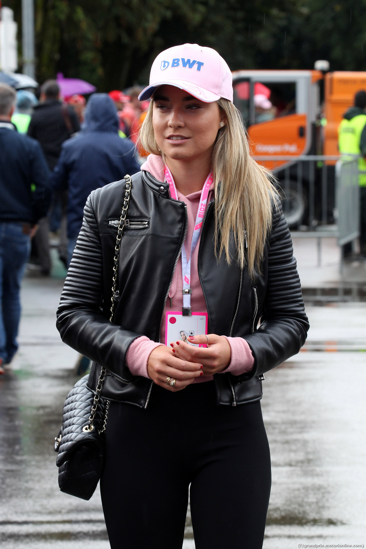 GP ITALIA, 01.09.2018 - The girlfriend of Esteban Ocon (FRA) Racing Point Force India F1 VJM11