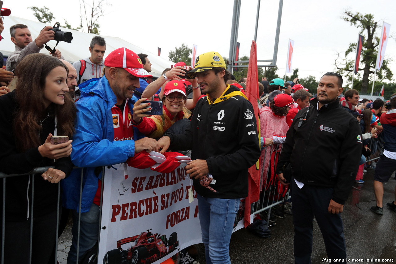 GP ITALIA, 01.09.2018 - Carlos Sainz Jr (ESP) Renault Sport F1 Team RS18