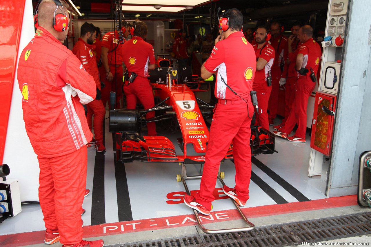 GP ITALIA, 01.09.2018 - Prove Libere 3, Sebastian Vettel (GER) Ferrari SF71H