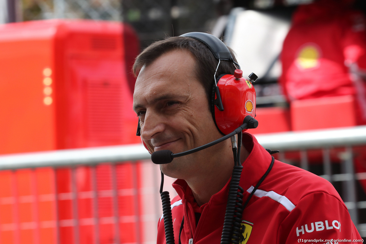 GP ITALIA, 01.09.2018 - Prove Libere 3, Riccardo Adami (ITA) Ferrari Gara Engineer