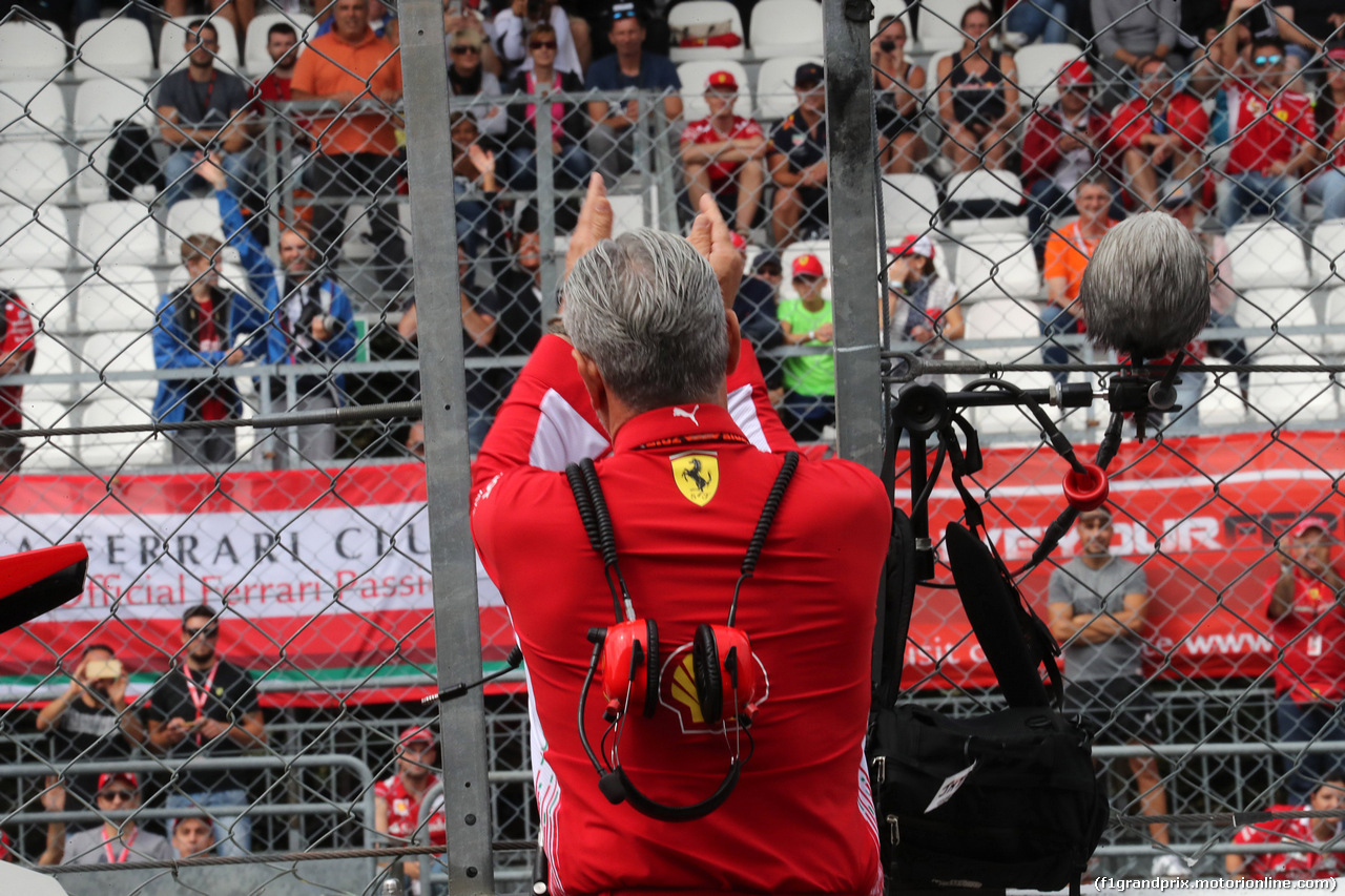 GP ITALIA, 01.09.2018 - Prove Libere 3, Maurizio Arrivabene (ITA) Ferrari Team Principal