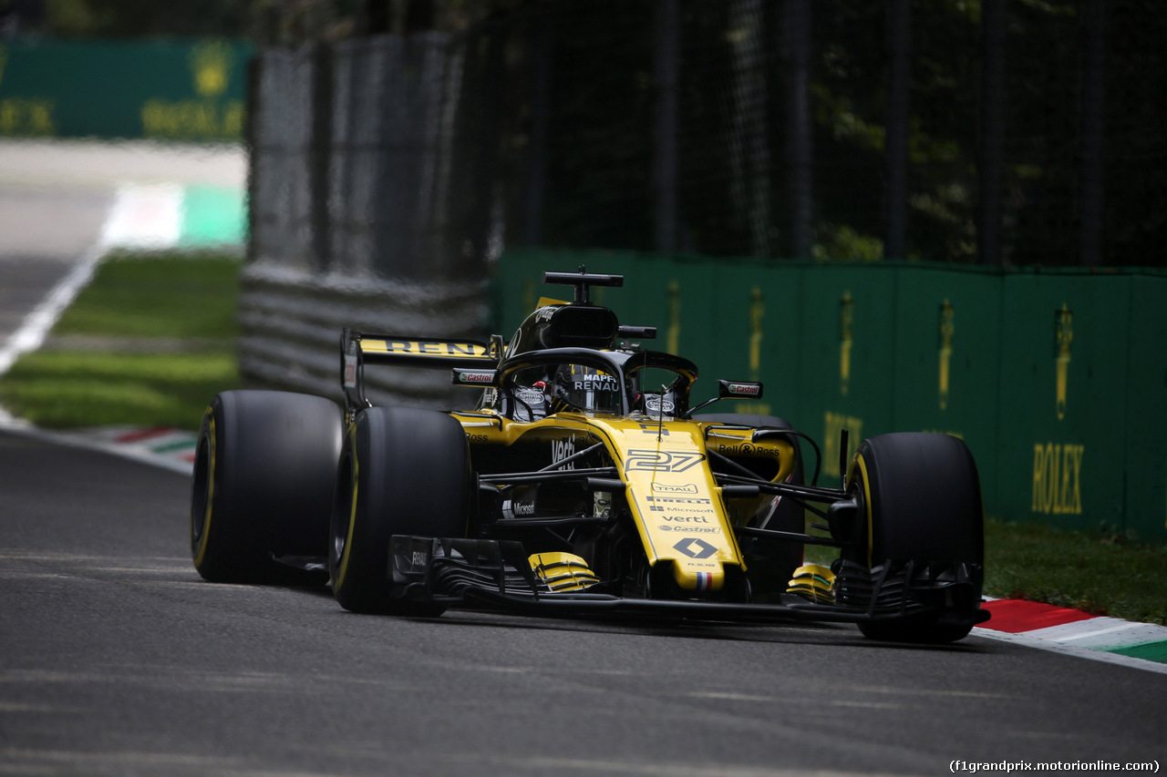 GP ITALIA, 01.09.2018 - Prove Libere 3, Nico Hulkenberg (GER) Renault Sport F1 Team RS18