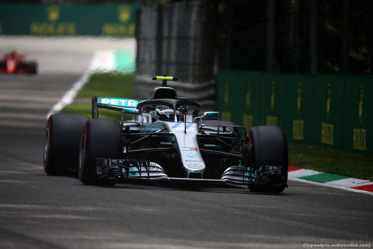 GP ITALIA, 01.09.2018 - Prove Libere 3, Valtteri Bottas (FIN) Mercedes AMG F1 W09