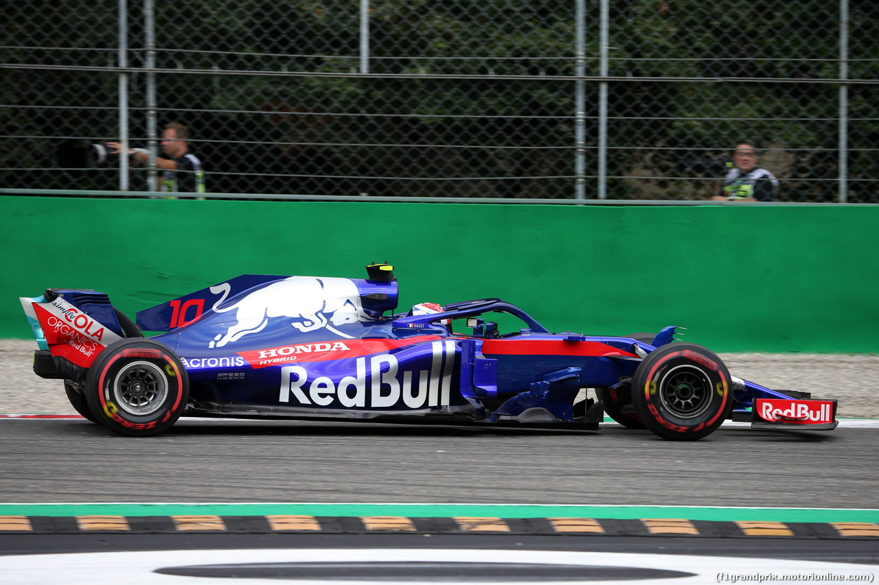 GP ITALIA, 01.09.2018 - Prove Libere 3, Pierre Gasly (FRA) Scuderia Toro Rosso STR13