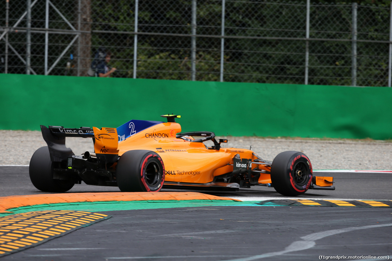 GP ITALIA, 01.09.2018 - Prove Libere 3, Stoffel Vandoorne (BEL) McLaren MCL33