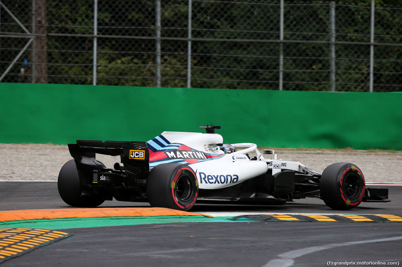 GP ITALIA, 01.09.2018 - Prove Libere 3, Lance Stroll (CDN) Williams FW41