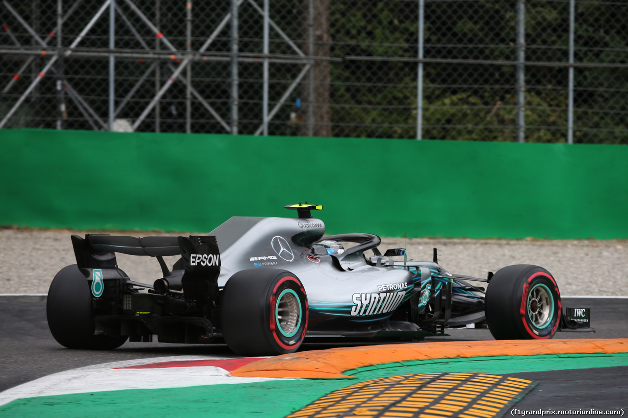 GP ITALIA, 01.09.2018 - Prove Libere 3, Valtteri Bottas (FIN) Mercedes AMG F1 W09