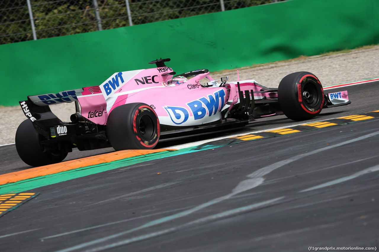 GP ITALIA, 01.09.2018 - Prove Libere 3, Sergio Perez (MEX) Racing Point Force India F1 VJM11
