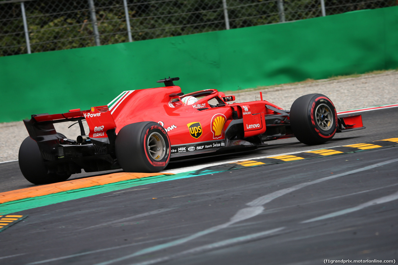 GP ITALIA, 01.09.2018 - Prove Libere 3, Sebastian Vettel (GER) Ferrari SF71H