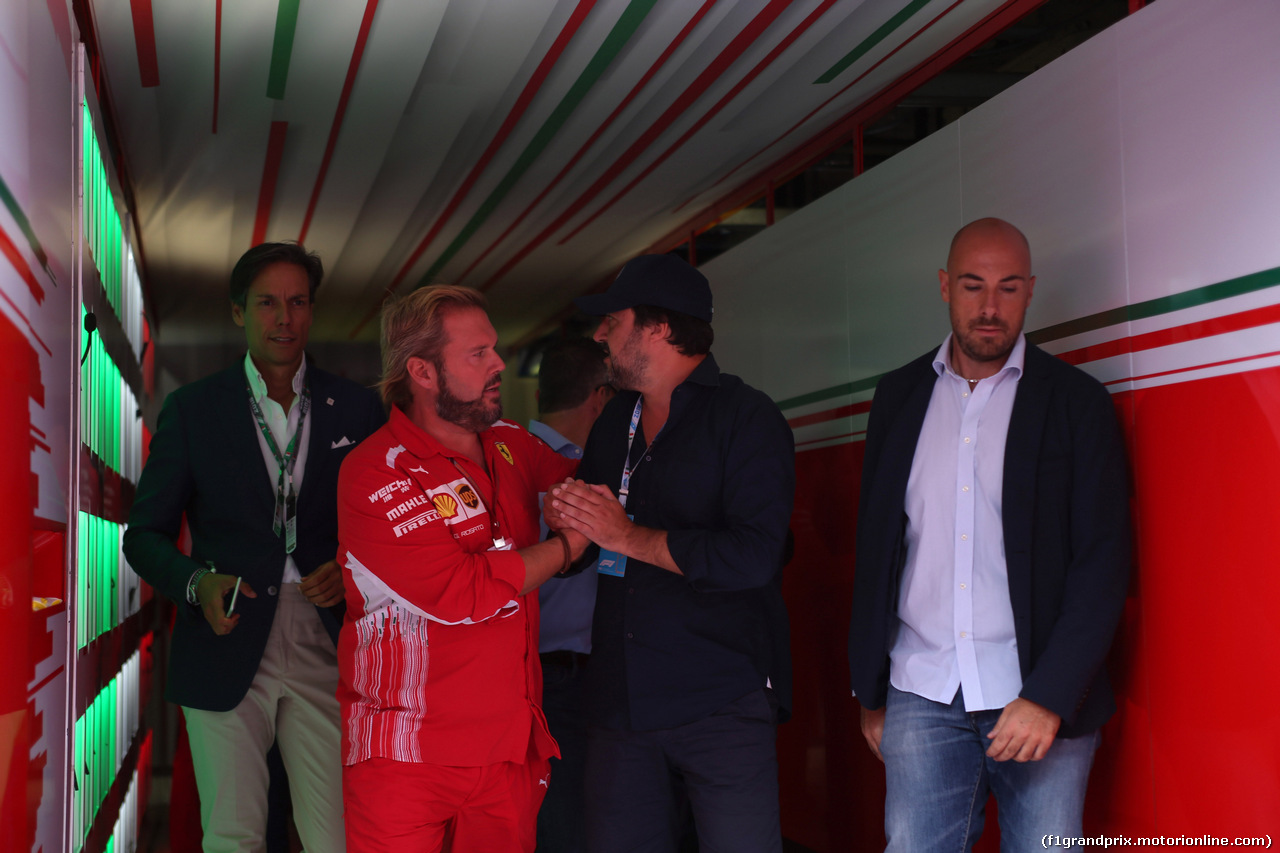 GP ITALIA, 01.09.2018 - Prove Libere 3, Matteo Salvini (ITA) Deputy Prime Minister of Italy And Minister of the Interior