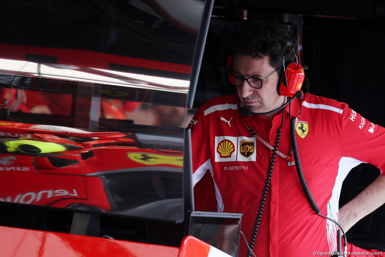 GP ITALIA, 01.09.2018 - Prove Libere 3, Mattia Binotto (ITA) Chief Technical Officer, Ferrari
