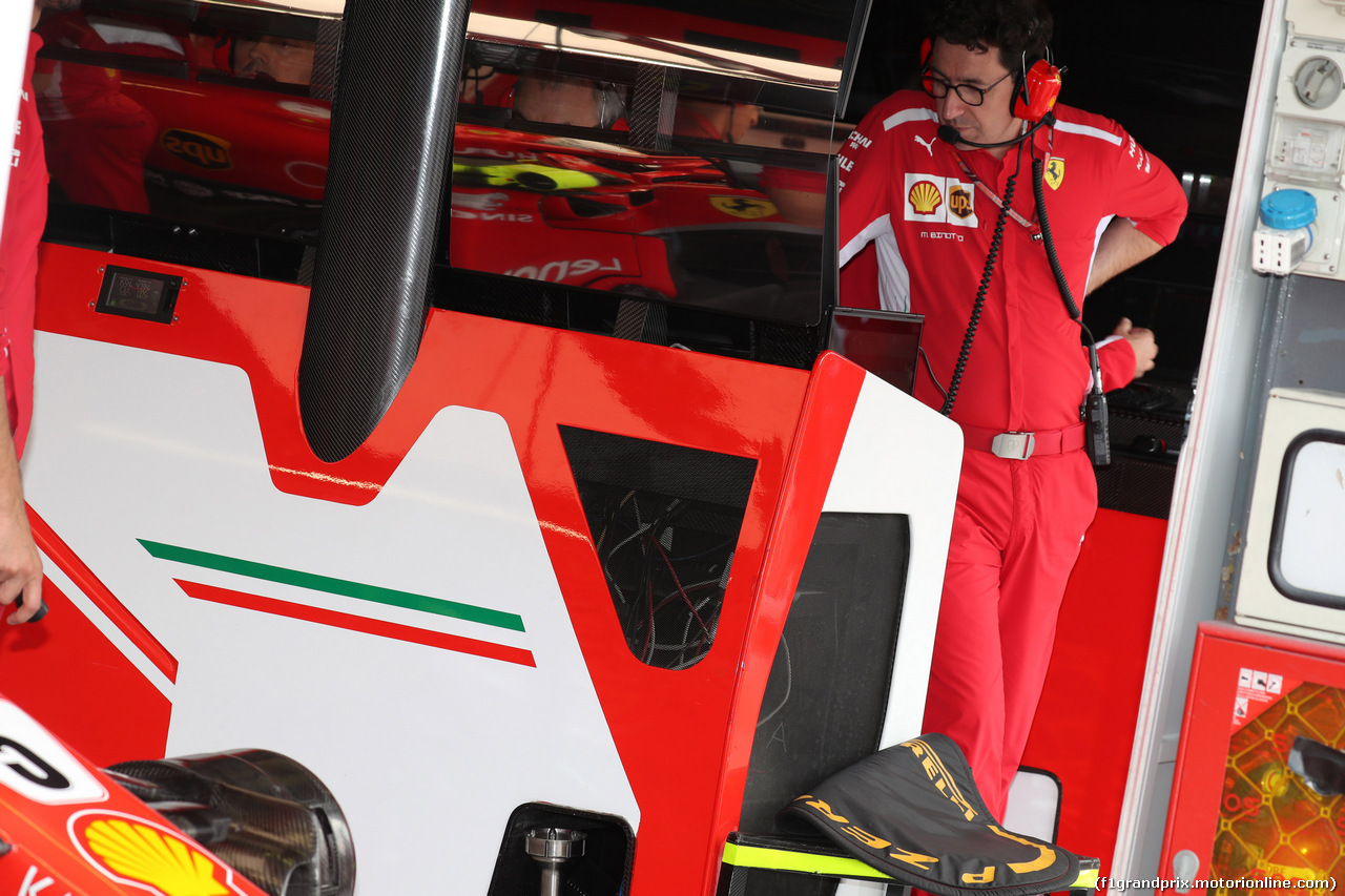 GP ITALIA, 01.09.2018 - Prove Libere 3, Mattia Binotto (ITA) Chief Technical Officer, Ferrari