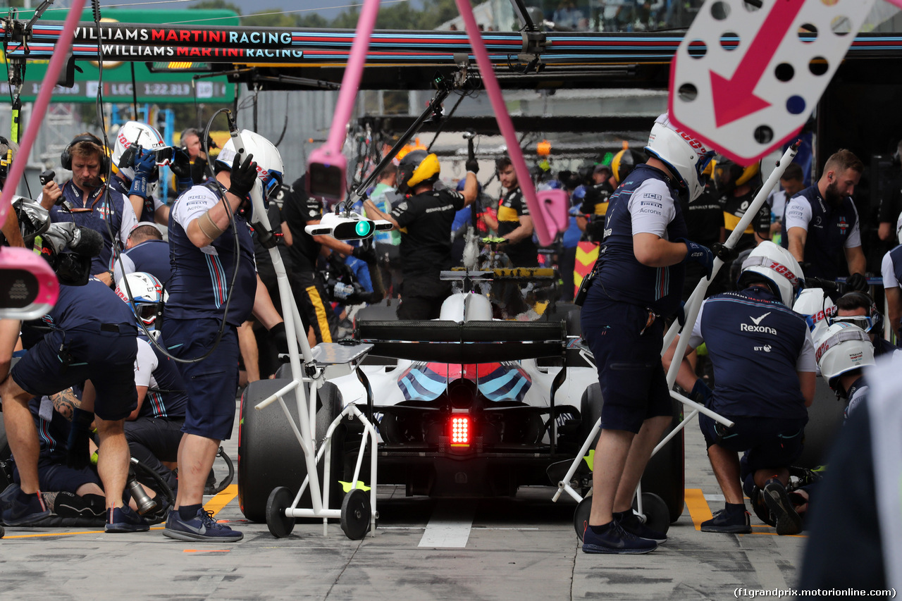 GP ITALIA, 01.09.2018 - Prove Libere 3, Lance Stroll (CDN) Williams FW41