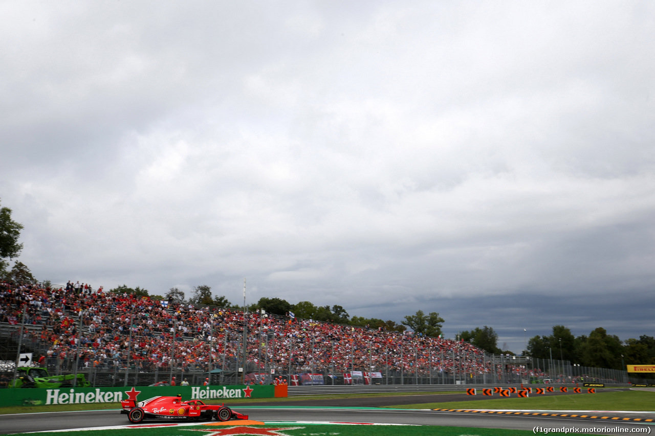 GP ITALIA, 01.09.2018 - Prove Libere 3, Kimi Raikkonen (FIN) Ferrari SF71H