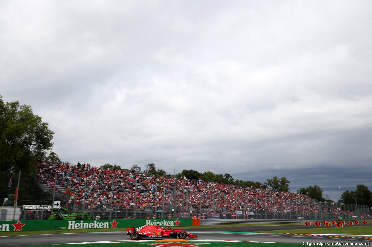 GP ITALIA, 01.09.2018 - Prove Libere 3, Sebastian Vettel (GER) Ferrari SF71H