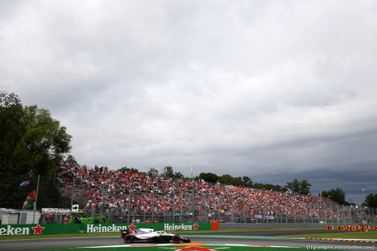 GP ITALIA, 01.09.2018 - Prove Libere 3, Lance Stroll (CDN) Williams FW41