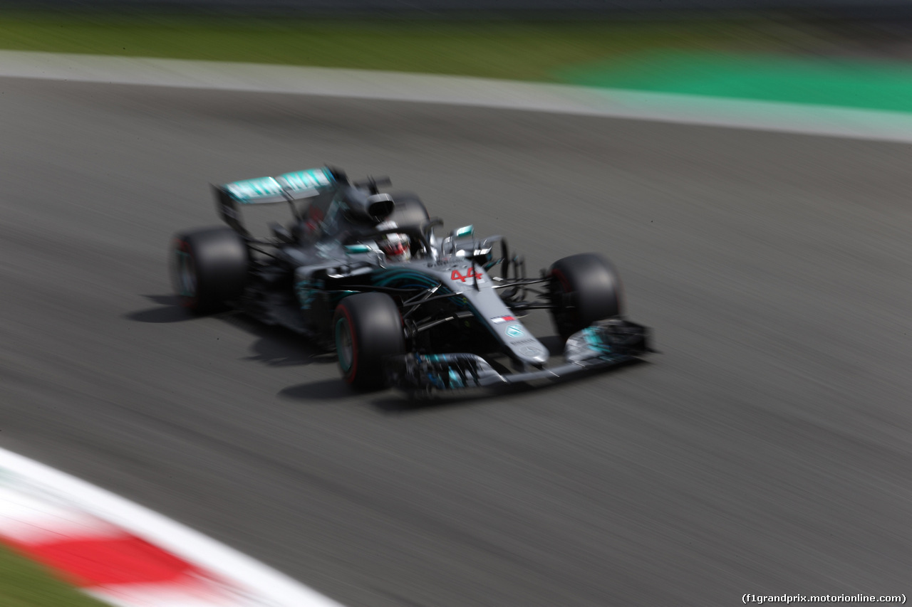 GP ITALIA, 01.09.2018 - Prove Libere 3, Lewis Hamilton (GBR) Mercedes AMG F1 W09