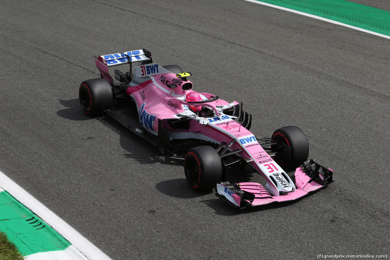 GP ITALIA, 01.09.2018 - Prove Libere 3, Esteban Ocon (FRA) Racing Point Force India F1 VJM11