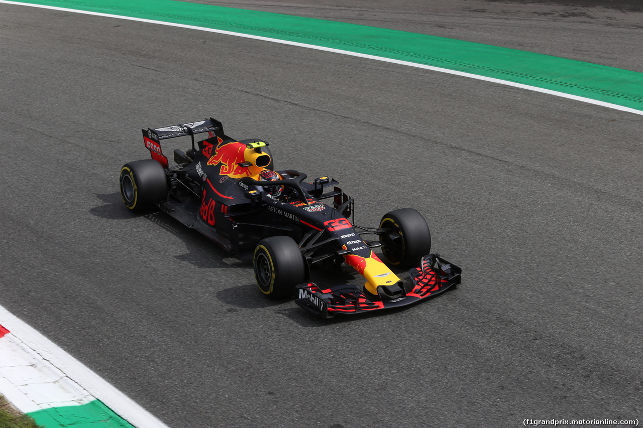 GP ITALIA, 01.09.2018 - Prove Libere 3, Max Verstappen (NED) Red Bull Racing RB14