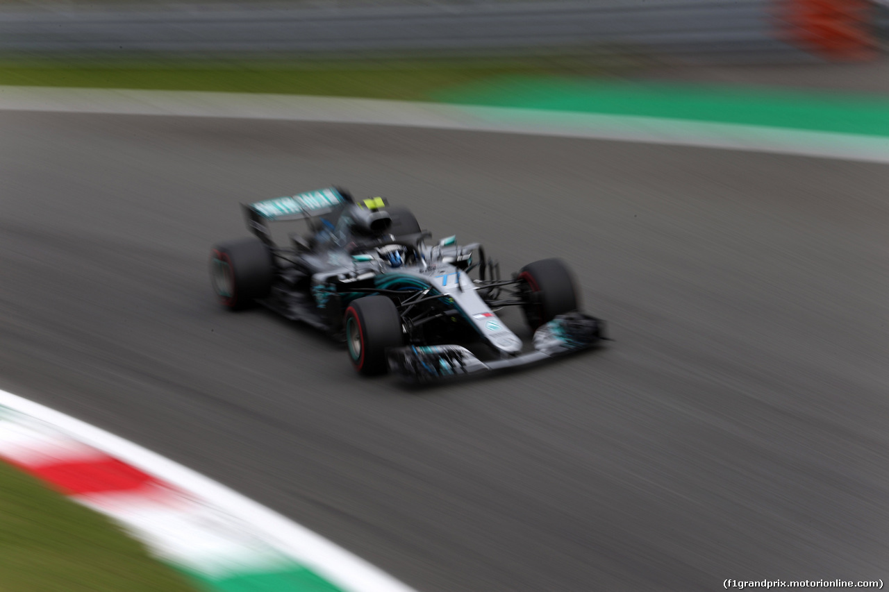 GP ITALIA, 01.09.2018 - Prove Libere 3, Valtteri Bottas (FIN) Mercedes AMG F1 W09