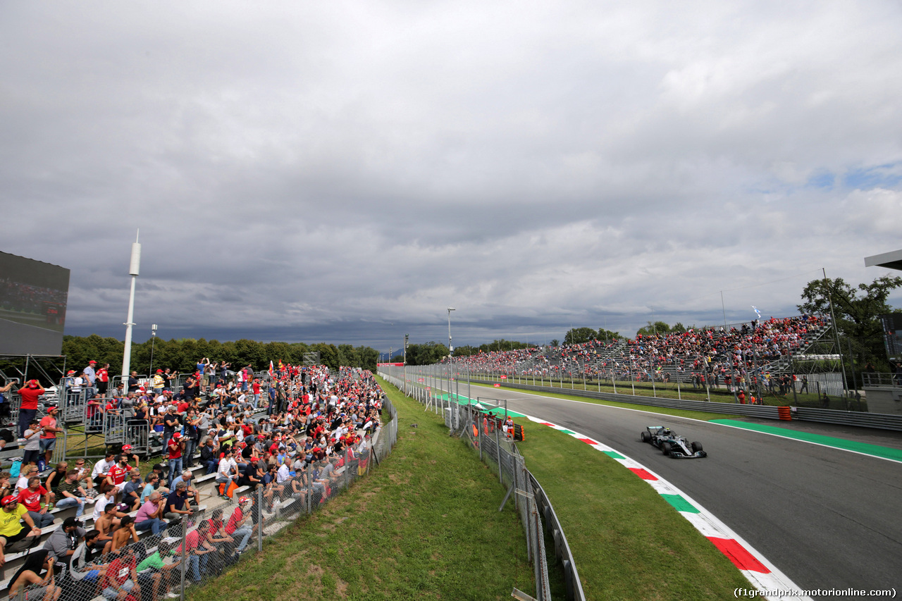 GP ITALIA, 01.09.2018 - Prove Libere 3, Valtteri Bottas (FIN) Mercedes AMG F1 W09