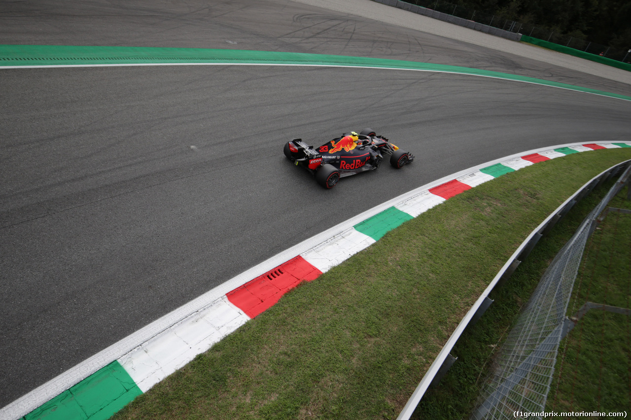 GP ITALIA, 01.09.2018 - Prove Libere 3, Max Verstappen (NED) Red Bull Racing RB14