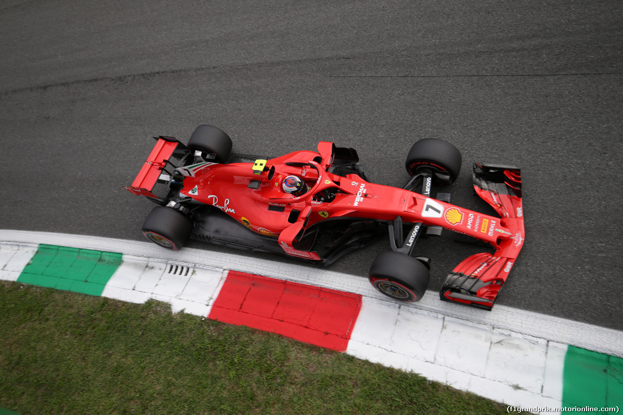 GP ITALIA, 01.09.2018 - Prove Libere 3, Kimi Raikkonen (FIN) Ferrari SF71H