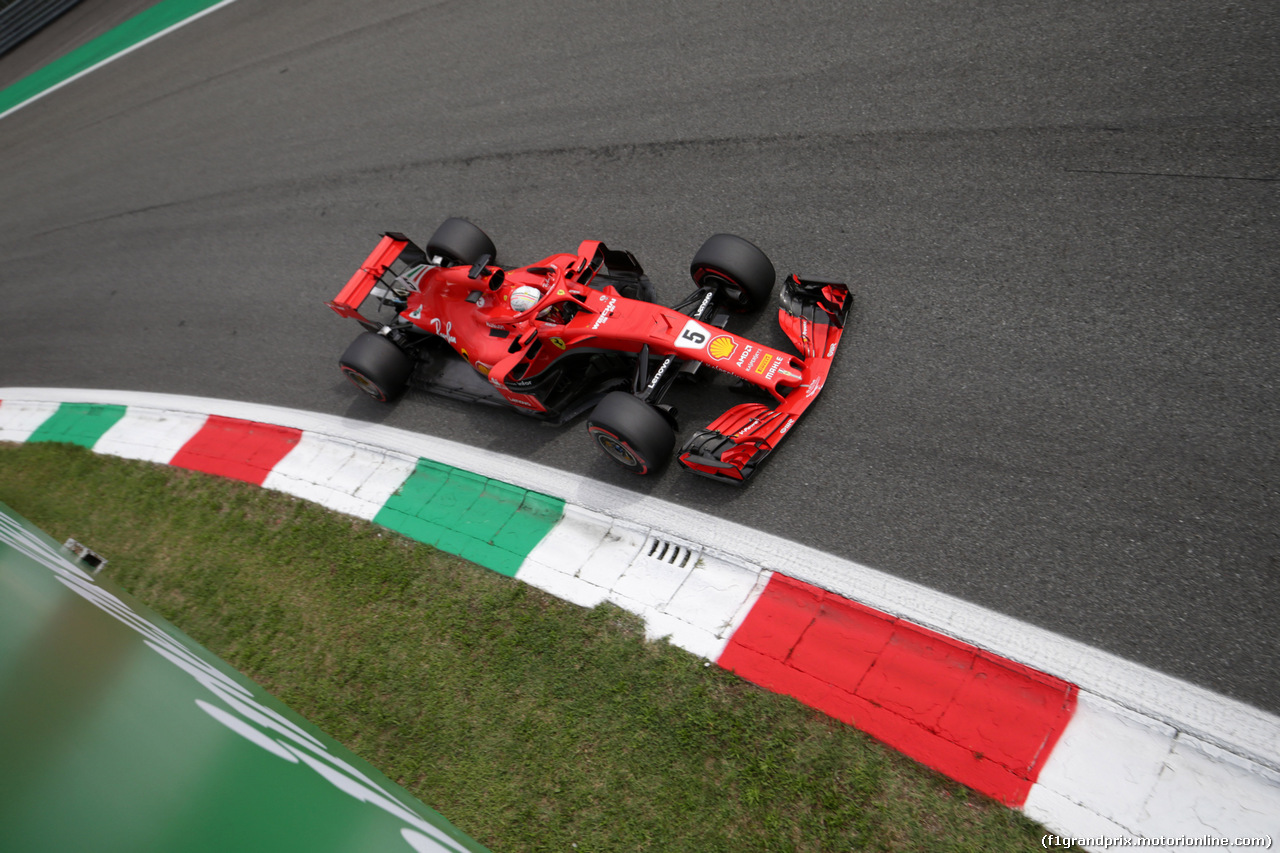 GP ITALIA, 01.09.2018 - Prove Libere 3, Sebastian Vettel (GER) Ferrari SF71H