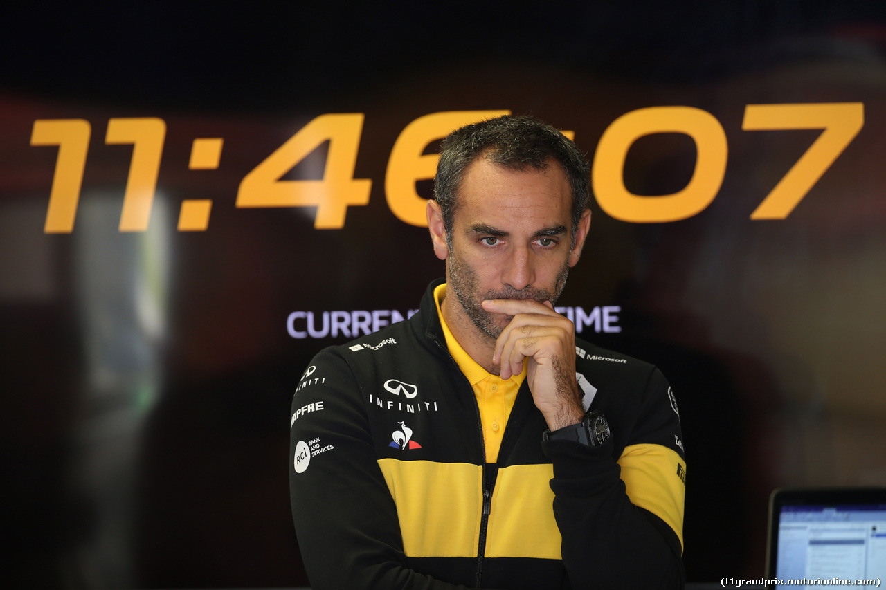 GP ITALIA, 01.09.2018 - Prove Libere 3, Cyril Abiteboul (FRA) Renault Sport F1 Managing Director