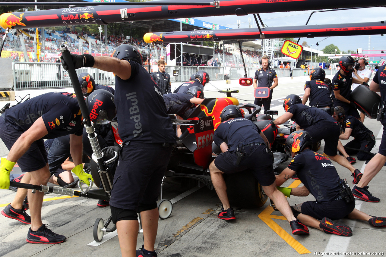 GP ITALIA, 01.09.2018 - Prove Libere 3, Max Verstappen (NED) Red Bull Racing RB14