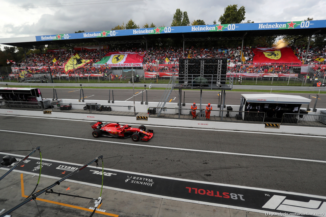 GP ITALIA, 01.09.2018 - Qualifiche, Sebastian Vettel (GER) Ferrari SF71H