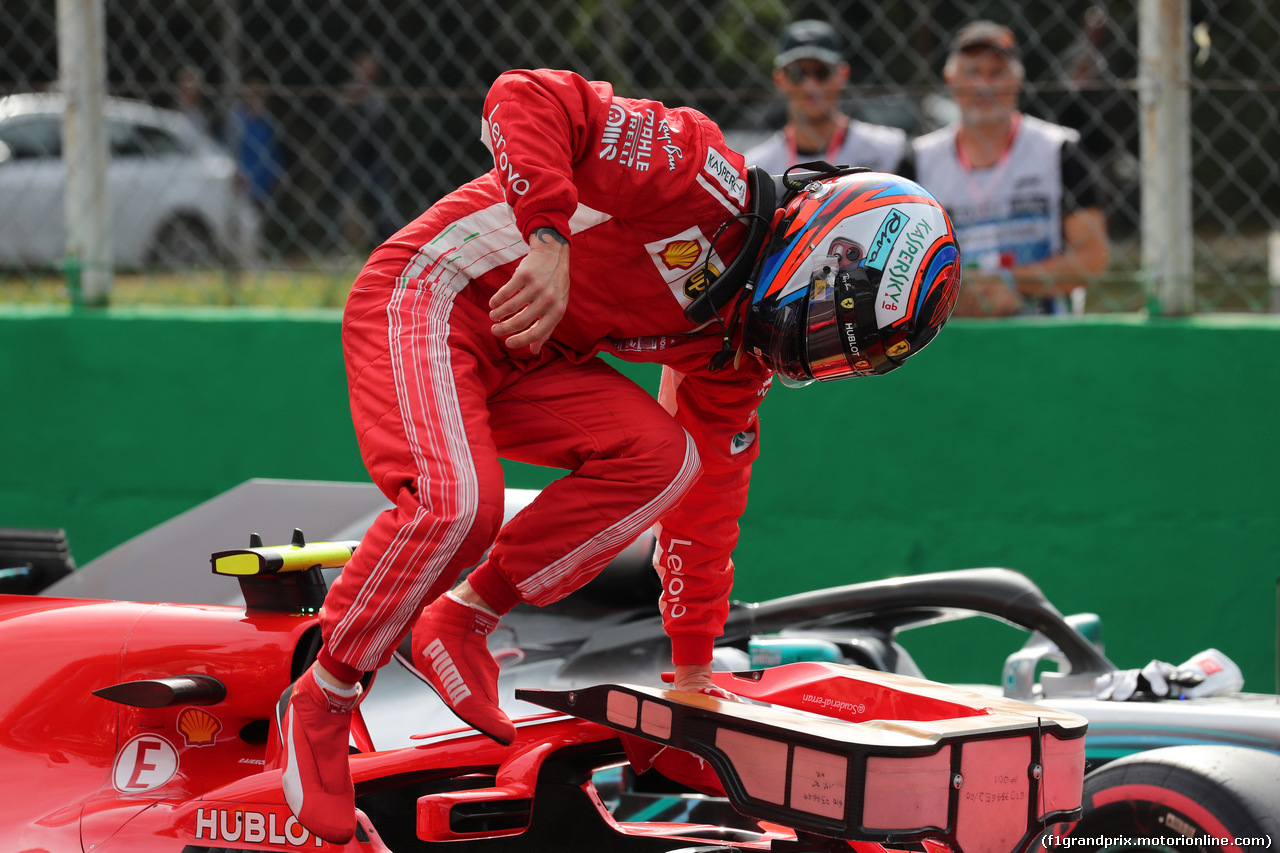 GP ITALIA, 01.09.2018 - Qualifiche, Kimi Raikkonen (FIN) Ferrari SF71H pole position