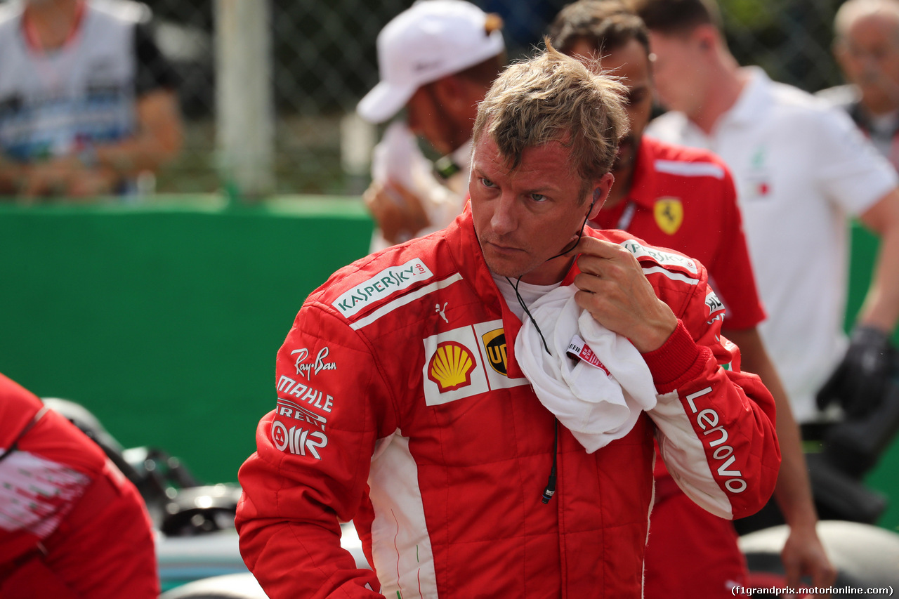 GP ITALIA, 01.09.2018 - Qualifiche, Kimi Raikkonen (FIN) Ferrari SF71H pole position