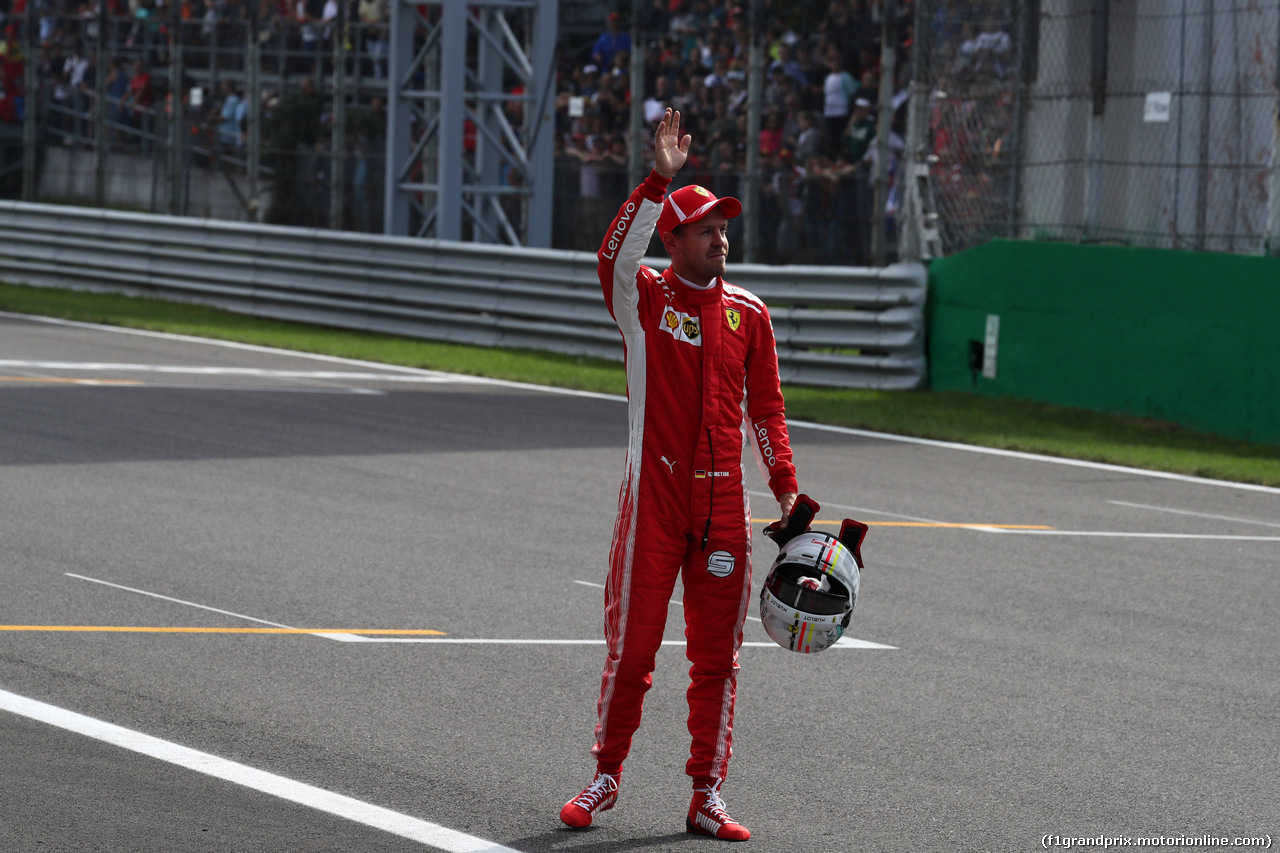 GP ITALIA, 01.09.2018 - Qualifiche, 2nd place Sebastian Vettel (GER) Ferrari SF71H